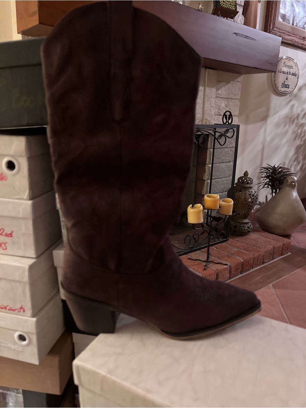NEW Women's Chocolate Brown Western Cowgirl Boot - Classic Style